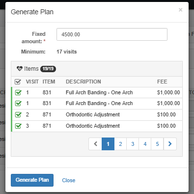 Instantly generate treatment plans for orthodontic cases