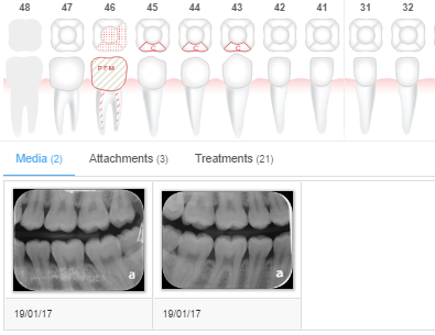 Check the patient’s media while you’re charting