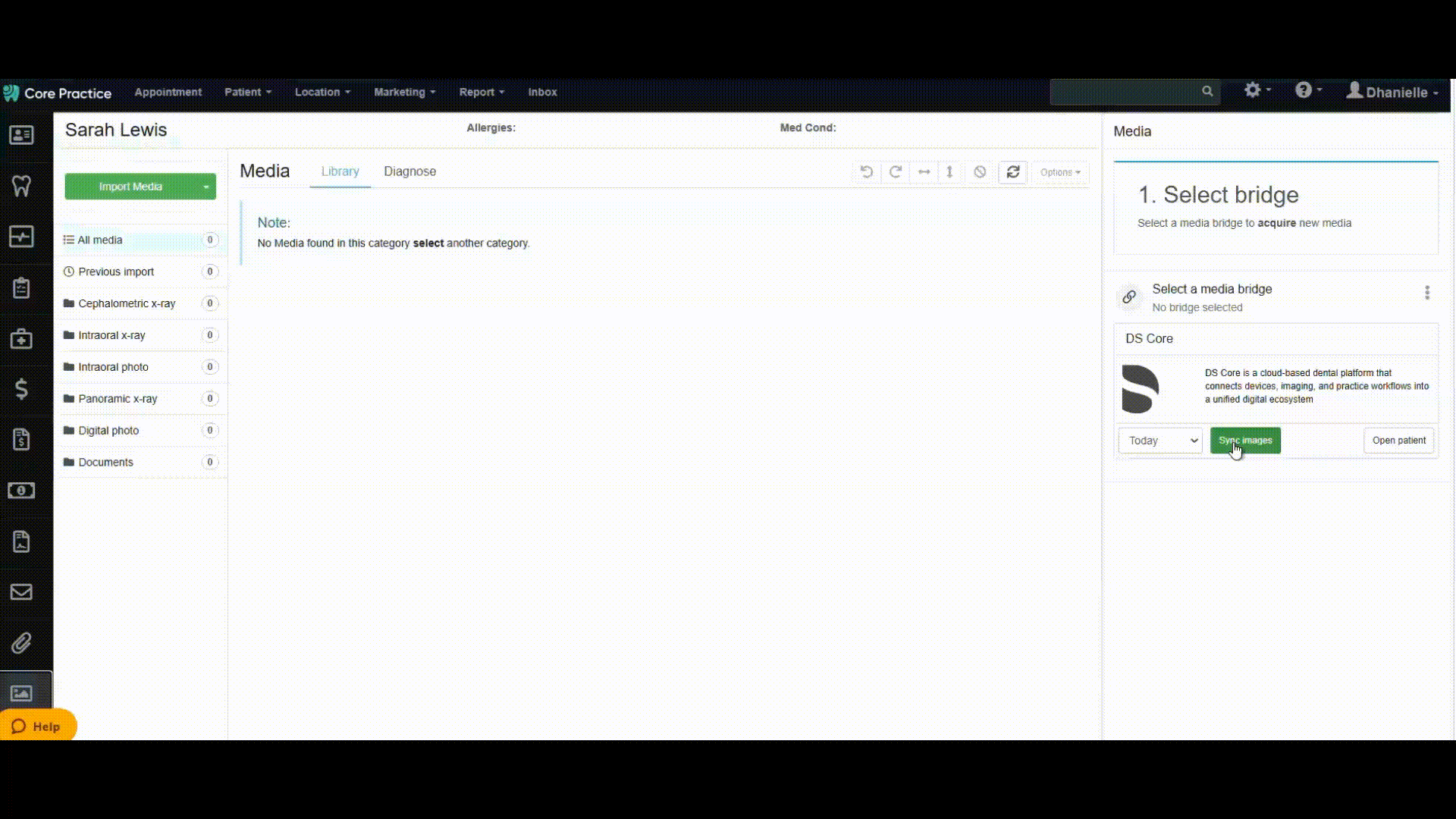 Sync images to Core Practice